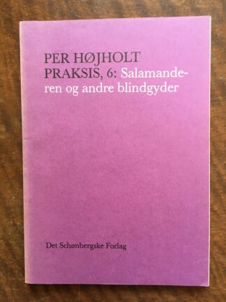PRAKSIS, 6: Salamanderen og andre blindgyder.