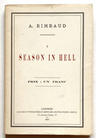 A Season in Hell.