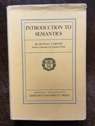 Introduction to Semantics.
