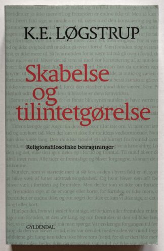 Skabelse og tilintetgørelse. Religionsfilosofiske betragninger.