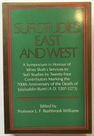 Sufi Studies: East and West.