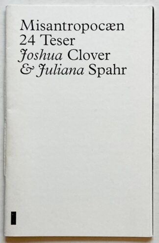 Misantropocæn. 24 Teser.