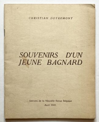 Souvenirs d'un jeune bagnard. Poèmes.