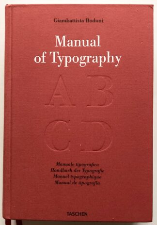 Manual of Typography.