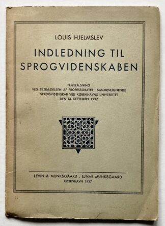 Indledning til Sprogvidenskaben.