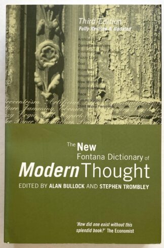 The New Fontana Dictionary of Modern Thought.