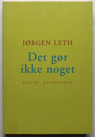 Det gør ikke noget.