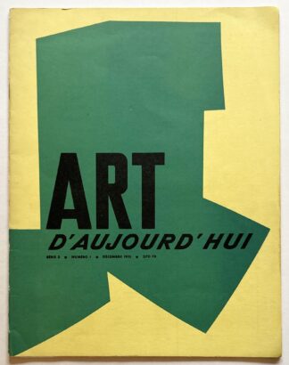 Art d'Aujourd'hui. Série 3. Numéro 1. Décembre 1951.