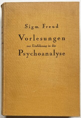 Vorlesungen zur Einführing in die Psychoanalyse.