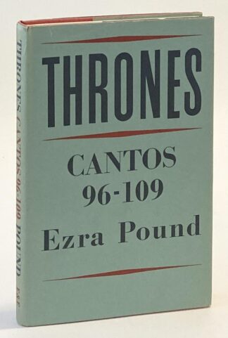 Thrones: Cantos 96-109. (Title leaf reads "Thrones / 96-109 / de los cantares").