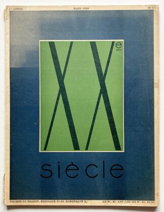 XXe Siècle. Chroniques du Jour. 1re Année. Mars 1938. No.1.