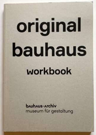 original bauhaus workbook.