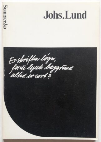 Er skriften løgn, fordi lysets baggrund altid er sort?.