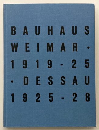 Bauhaus 1919-1928.