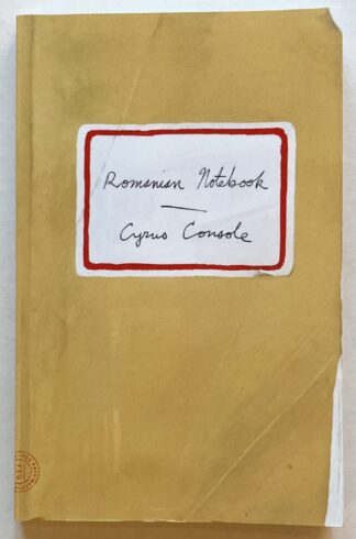 Romanian Notebook.