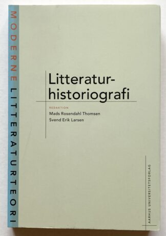 Litteraturhistoriografi.