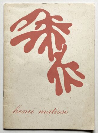 Henri Matisse. Les grandes gouaches découpées. / De grote uitgeknipte gouches.