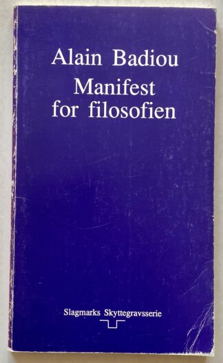 Manifest for filosofien.
