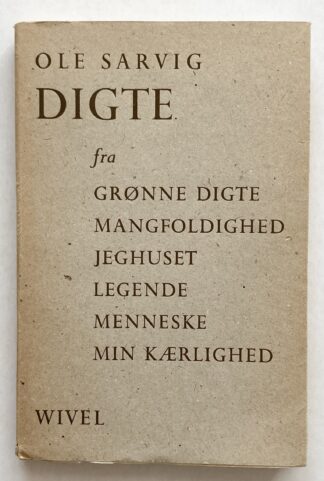 Udvalgte digte. Fra en digtkreds.