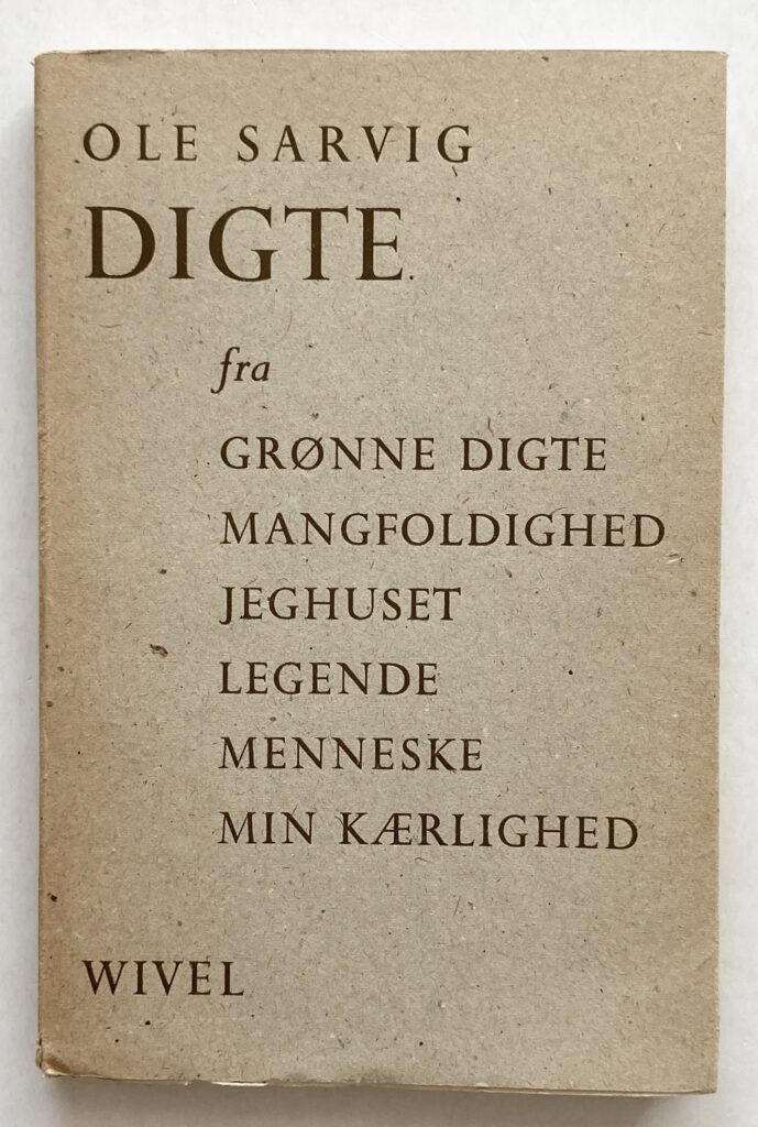 Udvalgte digte. Fra en digtkreds.