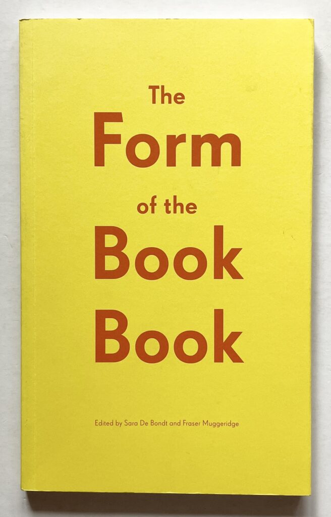 The Form of the Book Book.