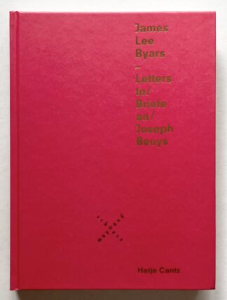 Letters to / Briefe an / Joseph Beuys.