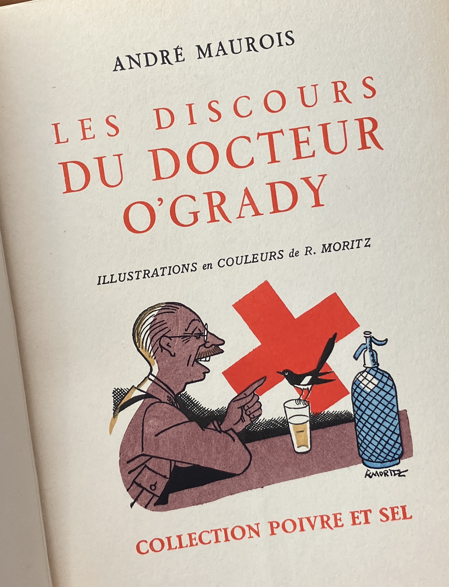 Les discours du Docteur O'Grady. Illustrations en Couleurs de R. Moritz. - Billede 2