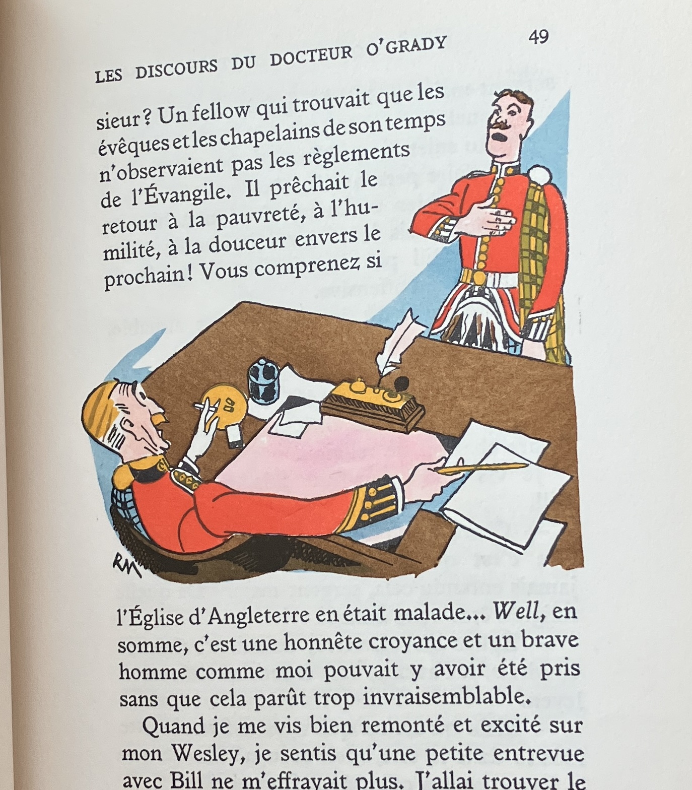 Les discours du Docteur O'Grady. Illustrations en Couleurs de R. Moritz. - Billede 4