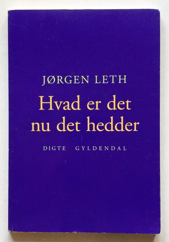 Hvad er det nu det hedder.
