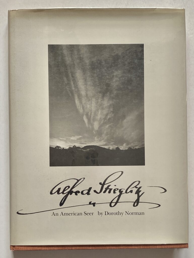 Alfred Stieglitz: An American Seer.