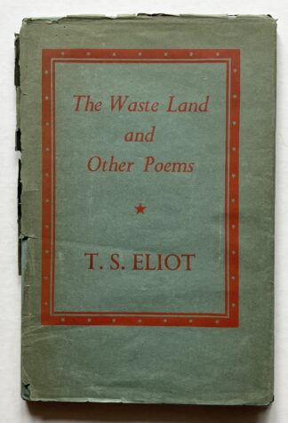 The Waste Land and Other Poems.