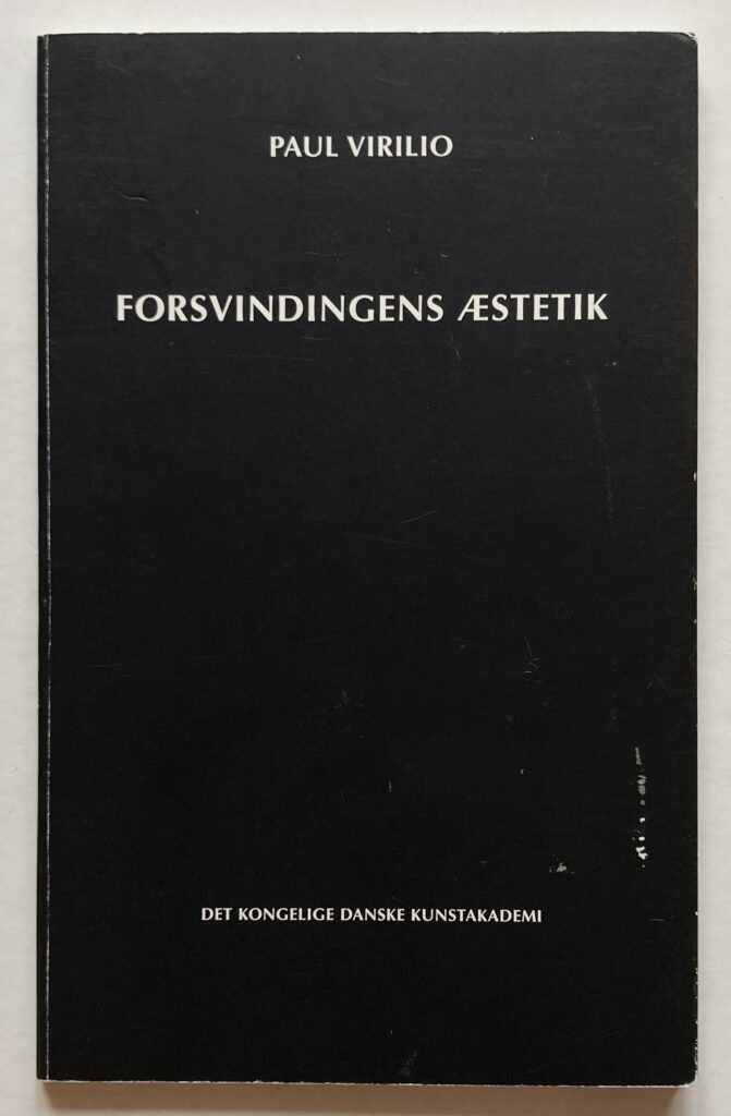 Forsvindingens æstetik.