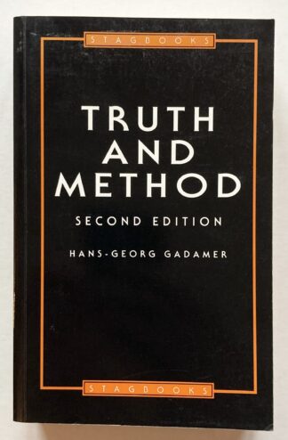 Truth and Method. Second edition.