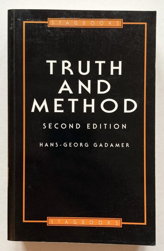 Truth and Method. Second edition.