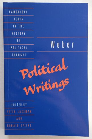 Weber – Political Writings.