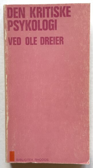 Den kritiske psykologi.